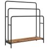 Ruhaszárító polcokkal Régi fa 90 x 30 x 100.5 cm Faanyag