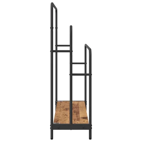 Ruhaszárító polcokkal Régi fa 90 x 30 x 100.5 cm Faanyag