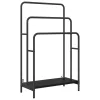 Ruhaszárító polcokkal Musta tammi 60 x 30 x 100.5 cm Faanyag