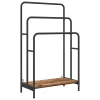Ruhaszárító polcokkal Régi fa 60 x 30 x 100.5 cm Faanyag