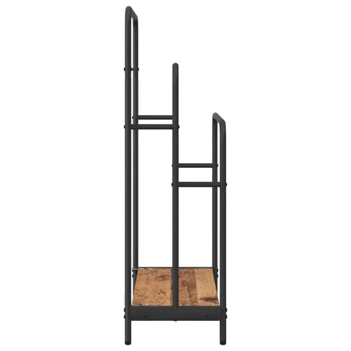 Ruhaszárító polcokkal Régi fa 60 x 30 x 100.5 cm Faanyag