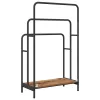 Ruhaszárító polcokkal Régi fa 60 x 30 x 100.5 cm Faanyag