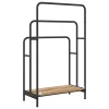 Ruhaszárító polcokkal kézműves tölgy 60 x 30 x 100.5 cm Faanyag