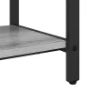 Kabáthorog polcokkal Szürke sonoma 75 x 34 x 184 cm Faanyag