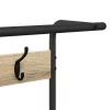 Kabáthorog polcokkal sonoma tölgy 95 x 34 x 184 cm Faanyag