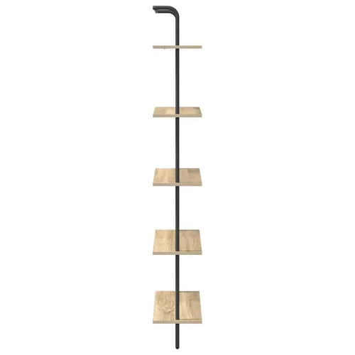 Könyvespolc sonoma tölgy 60 x 24 x 168 cm Faanyag