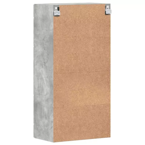 Fali szekrény polcokkal Beton szürke 55 x 29 x 100 cm Faanyag