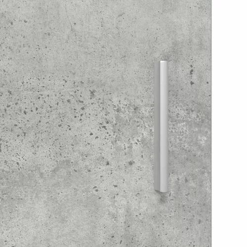 Fali szekrény polcokkal Beton szürke 55 x 29 x 100 cm Faanyag