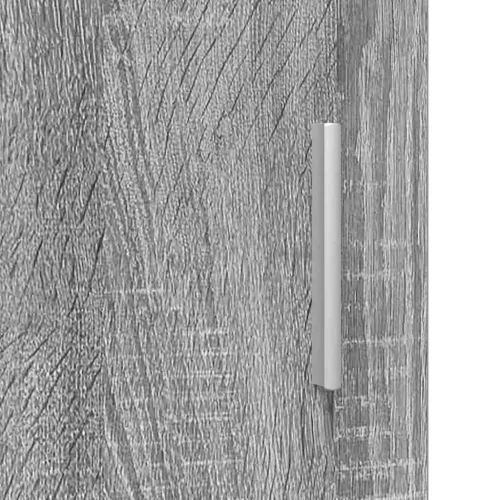 Fali szekrény polcokkal Szürke sonoma 55 x 29 x 100 cm Faanyag