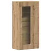 Fali szekrény polcokkal kézműves tölgy 55 x 29 x 100 cm Faanyag
