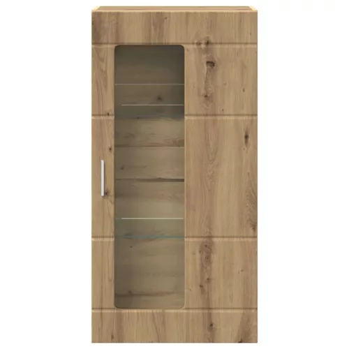 Fali szekrény polcokkal kézműves tölgy 55 x 29 x 100 cm Faanyag