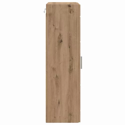 Fali szekrény polcokkal kézműves tölgy 55 x 29 x 100 cm Faanyag