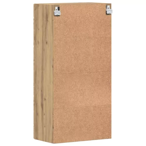 Fali szekrény polcokkal kézműves tölgy 55 x 29 x 100 cm Faanyag