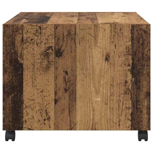 Dohányzóasztal fiókkal Régi fa 55 x 55 x 45 cm Faanyag