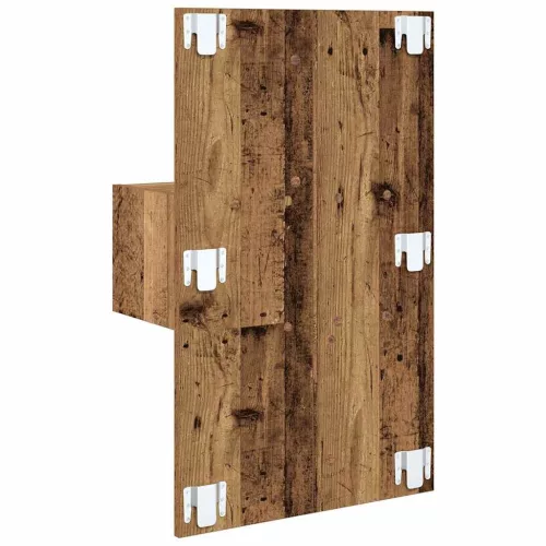 Ágyat tartó szekrény 2 pcs Régi fa 48.5 x 32.5 x 80 cm Faanyag