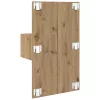 Ágyat tartó szekrény 2 pcs kézműves tölgy 48.5 x 32.5 x 80 cm