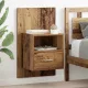 Ágyat tartó szekrény 2 pcs Régi fa 48.5 x 32.5 x 80 cm Faanyag