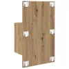 Ágyat tartó szekrény 2 pcs kézműves tölgy 48.5 x 32.5 x 80 cm