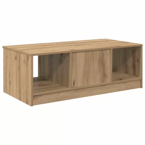 Dohányzóasztal kézműves tölgy 100 x 50 x 36 cm Faanyag