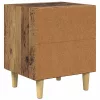 Ágyat tartó szekrény 2 pcs Régi fa 40 x 35 x 47.5 cm Faanyag
