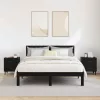 Ágyat tartó szekrény 2 pcs Musta tammi 40 x 35 x 47.5 cm