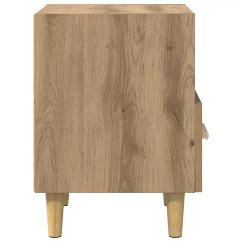 Éjjeliszekrény fiókkal kézműves tölgy 40 x 35 x 47.5 cm Faanyag
