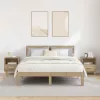 Éjjeliszekrény 2 pcs kézműves tölgy 40 x 35 x 47.5 cm Faanyag