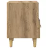 Éjjeliszekrény 2 pcs kézműves tölgy 40 x 35 x 47.5 cm Faanyag