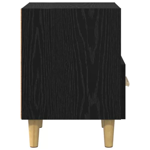 Éjjeliszekrény fiókkal Musta tammi 40 x 35 x 47.5 cm Faanyag