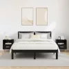 Éjjeliszekrény 2 pcs Musta tammi 40 x 35 x 47.5 cm Faanyag