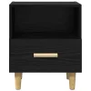 Éjjeliszekrény 2 pcs Musta tammi 40 x 35 x 47.5 cm Faanyag