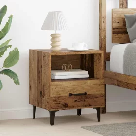   Éjjeliszekrény fiókkal 2 pcs Régi fa 40 x 35 x 47.5 cm Faanyag