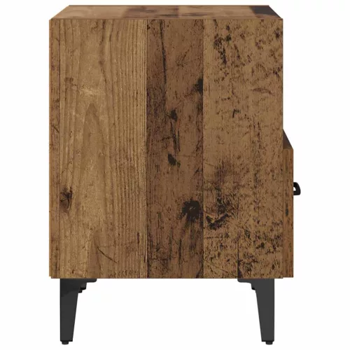Éjjeliszekrény fiókkal 2 pcs Régi fa 40 x 35 x 47.5 cm Faanyag