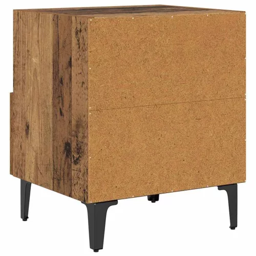 Éjjeliszekrény fiókkal 2 pcs Régi fa 40 x 35 x 47.5 cm Faanyag