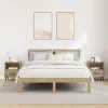 Éjjeliszekrény 2 pcs kézműves tölgy 40 x 35 x 47.5 cm Faanyag