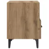 Éjjeliszekrény 2 pcs kézműves tölgy 40 x 35 x 47.5 cm Faanyag
