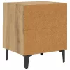 Éjjeliszekrény 2 pcs kézműves tölgy 40 x 35 x 47.5 cm Faanyag