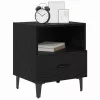 Éjjeliszekrény 2 pcs Musta tammi 40 x 35 x 47.5 cm Faanyag
