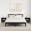 Éjjeliszekrény 2 pcs Musta tammi 40 x 35 x 47.5 cm Faanyag