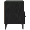 Éjjeliszekrény 2 pcs Musta tammi 40 x 35 x 47.5 cm Faanyag