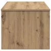 Dohányzóasztal kézműves tölgy 80 x 50.5 x 41.5 cm Faanyag