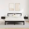 Éjjeliszekrény 2 pcs Musta tammi 34 x 30 x 20 cm Faanyag