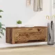 Cipőszekrény polcokkal ajtóval Régi fa 100 x 35 x 38 cm Faanyag