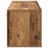 Cipőszekrény polcokkal ajtóval Régi fa 100 x 35 x 38 cm Faanyag