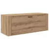 Cipőszekrény polcokkal kézműves tölgy 100 x 35 x 38 cm Faanyag