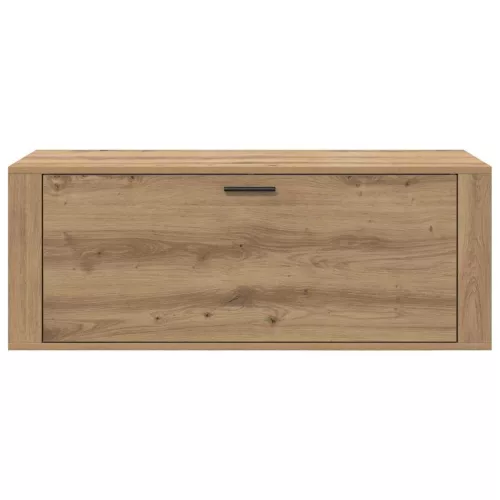 Cipőszekrény polcokkal kézműves tölgy 100 x 35 x 38 cm Faanyag