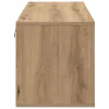 Cipőszekrény polcokkal kézműves tölgy 100 x 35 x 38 cm Faanyag