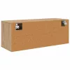 Cipőszekrény polcokkal kézműves tölgy 100 x 35 x 38 cm Faanyag