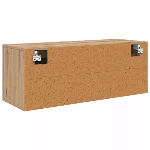 Cipőszekrény polcokkal kézműves tölgy 100 x 35 x 38 cm Faanyag