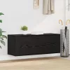 Cipőszekrény polcokkal Musta tammi 100 x 35 x 38 cm Faanyag